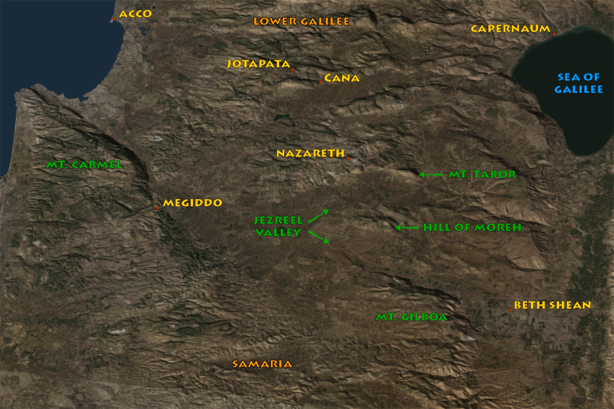 Megiddo Map