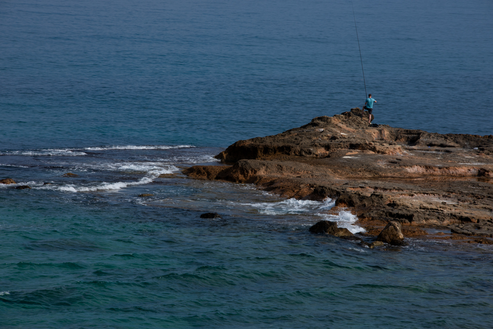 Fisherman at Achziv