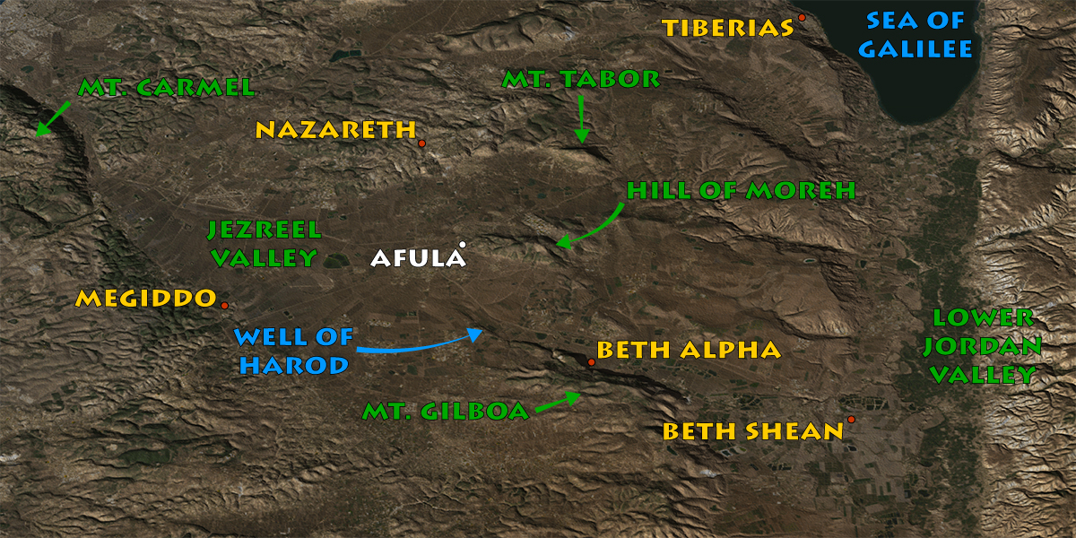 Satellite Map - Beth Alpha